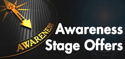 Three Examples Of Offers For The Awareness Stage