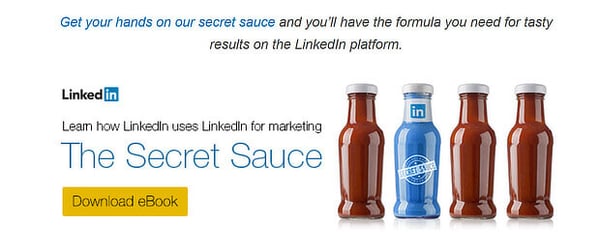 LinkedIn does a great job of using a memorable image to promote their eBook.