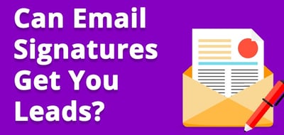 Email signatures that drive conversions