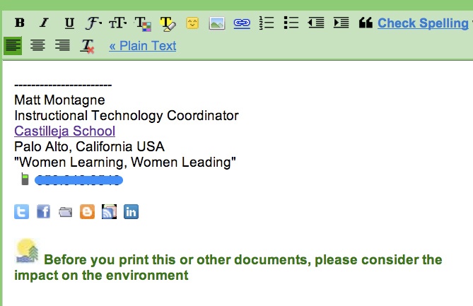 what to include in an email signature