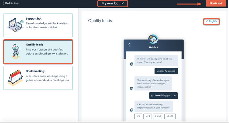 hubspot chatbot hubspot chatbot