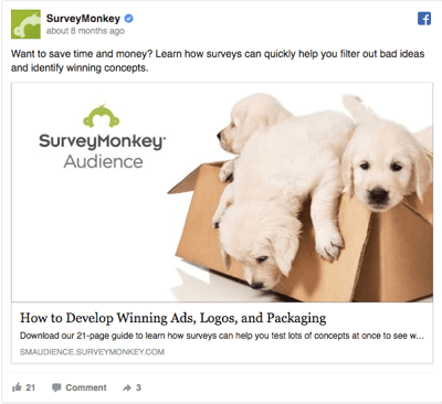 Survey Monkey ad